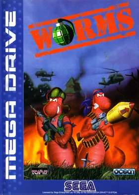 Worms (Europe) (Beta) box cover front